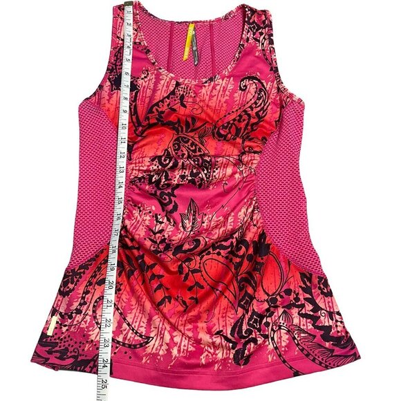 LOLE Sports Tank Top Running Trail Mesh Quick Dry UPF 50+ Pink Women's Medium - Picture 11 of 14